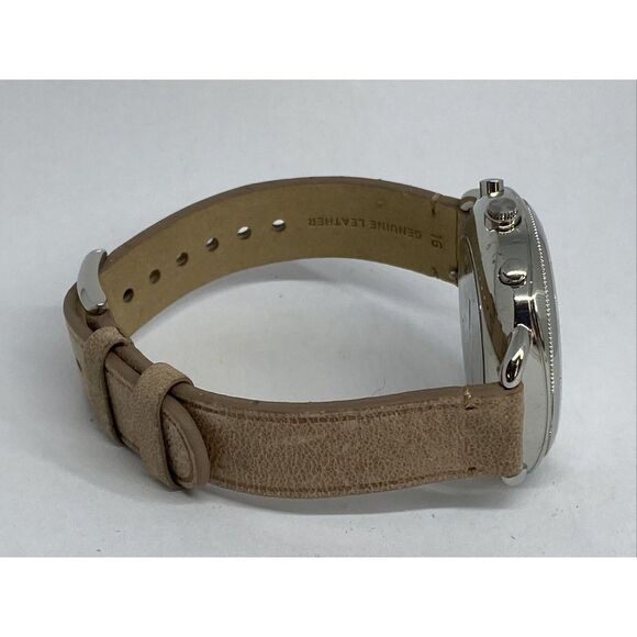 Fossil FTW1200 Women's Sand Leather Silver Analog Dial Hybrid Smartwatch XX704 - Picture 12 of 12